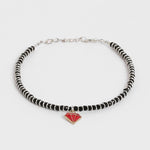 El Regalo 1 Leg Nazaria Charms Anklet - 1 PC Nazarbattu, Nazaria Fashion Anklets with Enameled Charms- Hamsa Hand, Star, Diamond for Women & Girls (Red Diamond Anklet)