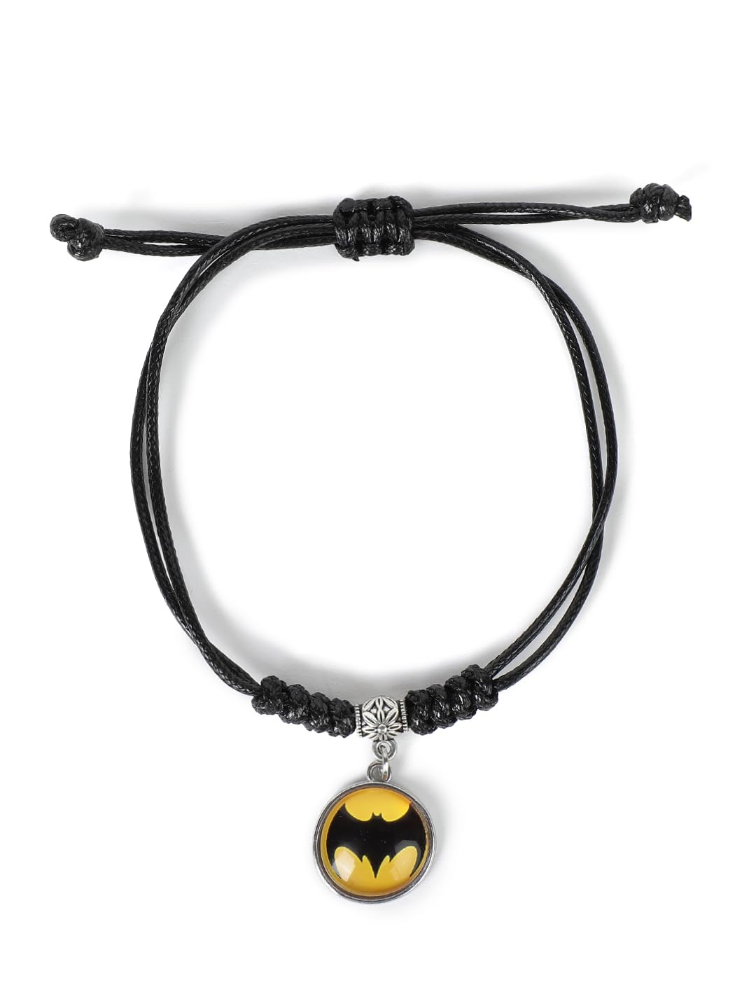 El Regalo Kids Superhero/Cartoon Character Unisex Bracelets for Girls & Boys (Black Batman)