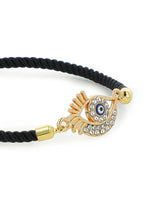 El Regalo 1 PC Evil Eyes Adjustable Cord Unisex Bracelet for All- Fancy Evil Eye Bracelet for Kids/Girls/Boys/Men/Women (Sun Evil Eye Red)