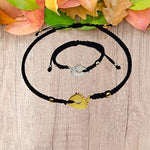 El Regalo Stainless Steel Adjustable Nazar Battu Anklets For Girl (black, Silver & Gold)