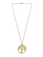 El Regalo Tree of Life Pendant Necklace for Women and Girls with a Symbolic Charm- Handmade Bohemian Jewelry (Golden)