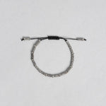 El Regalo 1 pair Boho Adjustable Oxidized German Silver Bead Anklets for Girls & Women- Tribal Thread Anklets Set (Style-3)