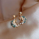 El Regalo 1 Pair Unicorn Fashion Earring for Girls/Kids/Women- Unicorns Enamel Crystal Dangle Earrings for Kids/Girls/Teens & Women (Style-1)