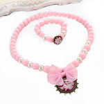 El Regalo Frozn El-sa Princess Necklace & Bracelet Jewelry Set for Kids | Frozn Accessories - Princess Necklace & Bracelet Kids Girl Jewelry Set