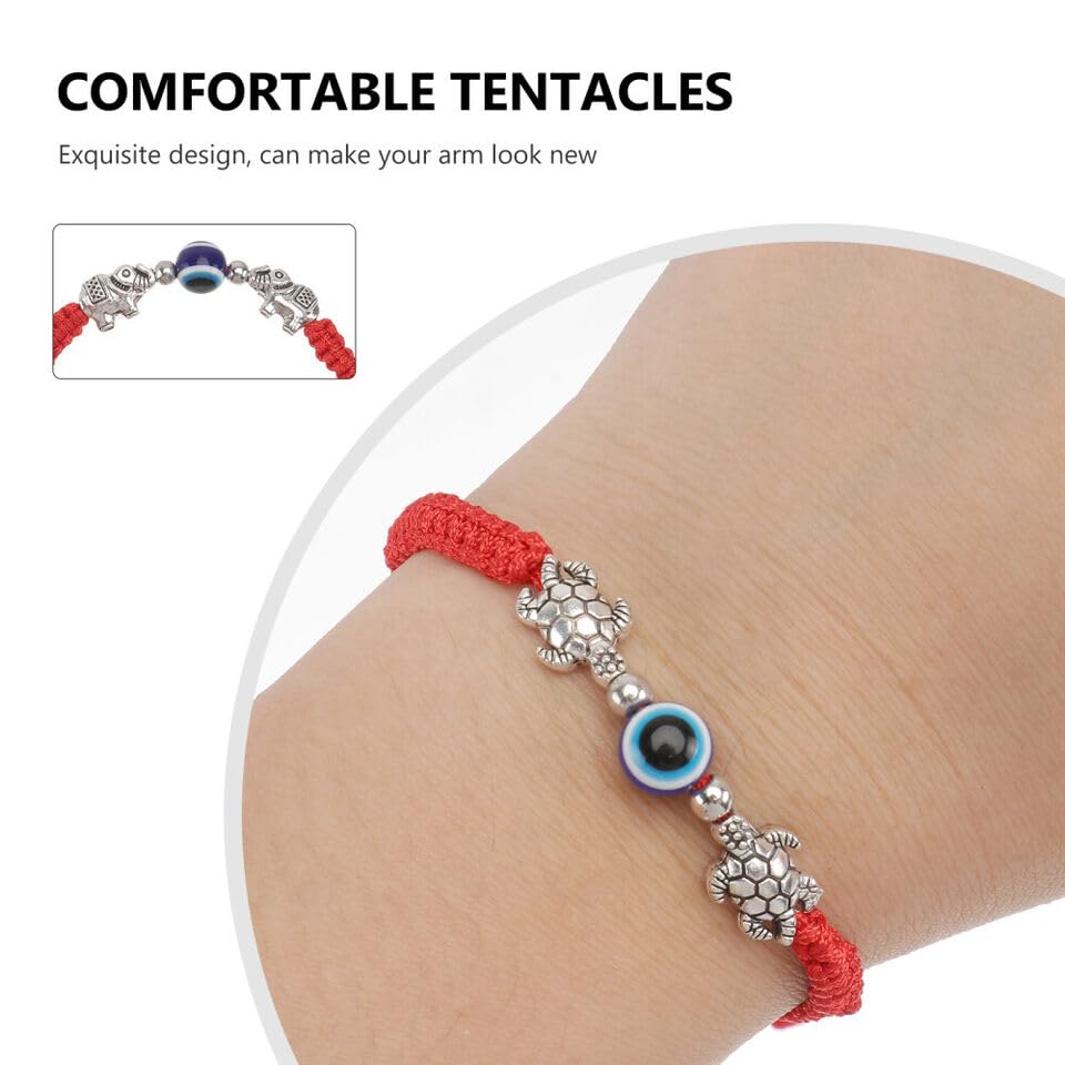El Regalo 2PCs Evil Eye Rakhi Combo Set for Bhai-Bhabhi or Bhai-Bhatija/Bhatiji- Eye Rakhis Set with Roli Chanwal, Rakhi Card in Rakhi Gift Box (Option-2)