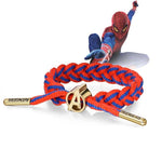 El Regalo 1 PC Superhero Braided Bracelet- Adjustable Unisex Super Hero Handmade Bracelet for Kids/Teens/Girls/Boys/Men/Women (A Green-White Shade)