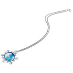 El Regalo Frozn El-sa & Ana Princess Snowflake Pendant Necklace for Girls | Gift for Girls Kids