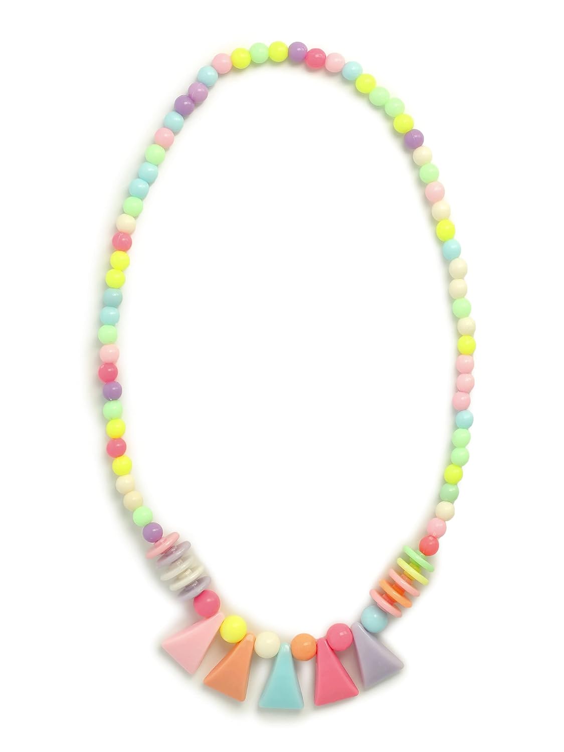 El Regalo 4 PCs Cute Kids Girls Jewelry Combo Sets - Kids Beads 2 Necklace & 2 Bracelets Jewelry Sets for Girls & Toddlers (Option- 5)