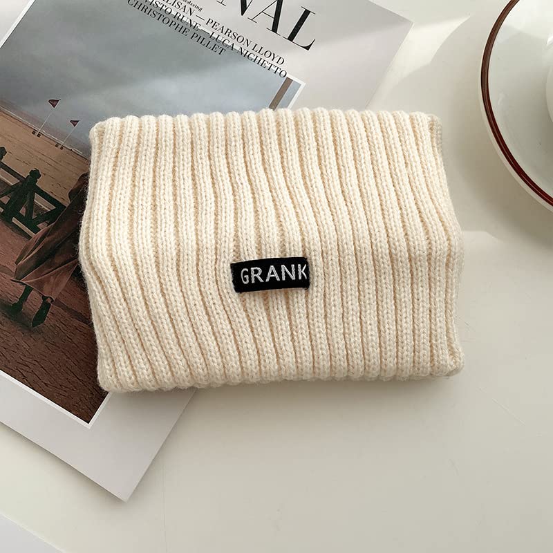 El Regalo 1 PC Winter Warm Knitted Wool Ear Warmer Headbands for Girls, Boys, Men & Women - Winter Warm Headbands for Adult Men, Women, Teens, Girls, Boys (Off White)