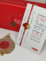 El Regalo 2 PCs Kids Rakhis Combo Set - beautiful 2 Kids Rakhis Set with shagun, Rakhi Message Card in Rakhi Gift Box for Little Brother/Niece/Nephew (Angry Bird & Doremon Rakhi)