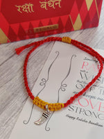 El Regalo 925 Sterling Silver OM/Trident Rakhis for Brother/Nephew/Niece - Real Silver OM Rakhi for Babies/Kids/Men (Chaku Silver Rakhi)
