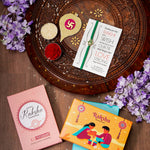 El Regalo 1 PC Hamsa Hand Evil Eye Nazaria Rakhi for Brother- Fancy Evil Eye Rakhi Gift Box with 1 PC Rakhi, Shagun Pack & Rakhi Message Card in Rakhi Gift Box (Green Hamsa Rakhi)