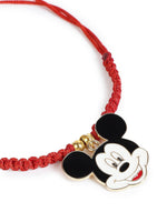 El Regalo 1PC Cute Kids Rakhi for Brother- Beautiful Minnie/Mickey Mouse Rakhis with Roli Chawal, Rakhi Message Card in Rakhi Gift Box for Little Brother/Niece/Nephew (Mickey Mouse Rakhi)