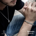 El Regalo Stainless Steel Cuban Chain Bracelet for Men | Jewelry Gift for Him (7mm Chain Width)