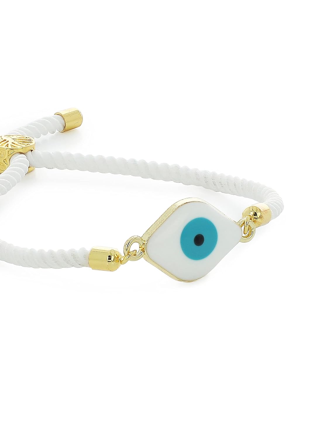 El Regalo Statement1PC Evil Eye Rakhi with Roli Chawal & Rakhi Message Card in Gift Box- Lucky Protection Rakhi to Avoid Negative Energies for Brother/Sister-in-Law/Niece or Nephew (Option-7)