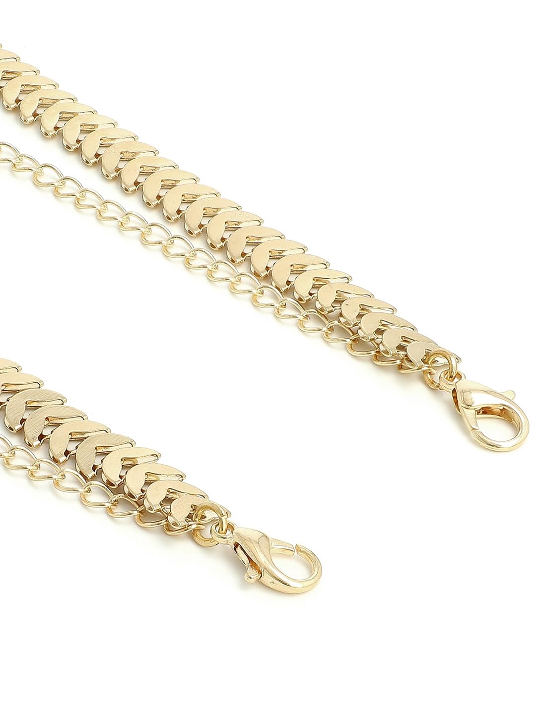 El Regalo Gold Toned Metal Anti Allegric Adjustable Bra Straps