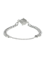 El Regalo 1PC Statement AD Evil Eye Stainless Steel Chain Unisex Bracelet for Men & Women - Anti Tarnish/NO Rust/Waterproof Unisex Evil Eye Bracelet Jewelry