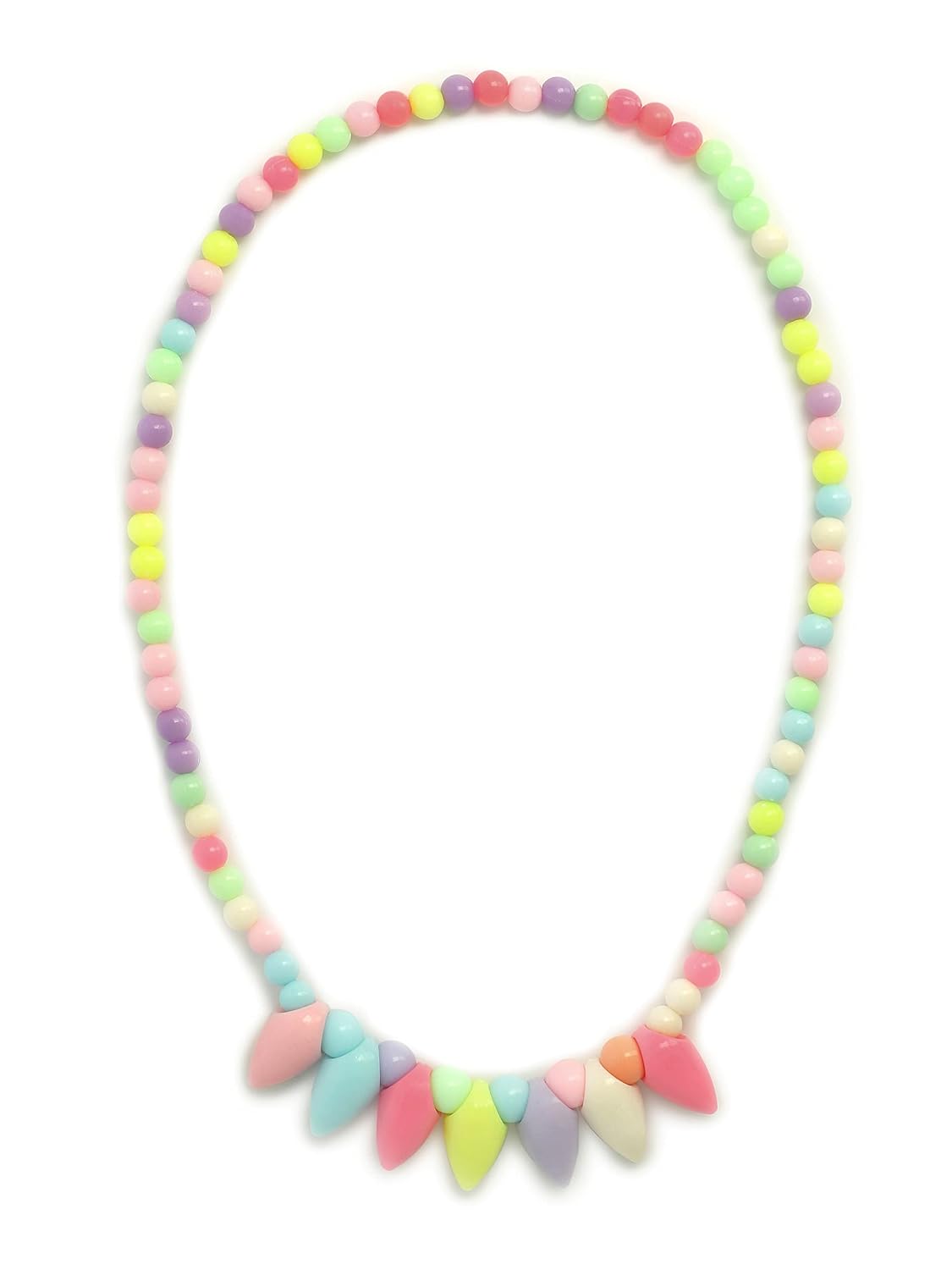 El Regalo 4 PCs Cute Kids Girls Jewelry Combo Sets - Kids Beads 2 Necklace & 2 Bracelets Jewelry Sets for Girls & Toddlers (Option- 2)