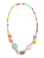 El Regalo 2 PCs Kids Girls Colorful Jewelry Sets - Kids Candy Color Beads Necklace & Bracelets Jewelry Sets for Girls & Toddlers