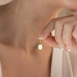 El Regalo Unisex Vintage Style Waterproof Name Initial Letters Pendant Necklaces - Stainless Steel Golden Initials Jewelry - Hypoallergenic Letters Pendant Chain (Letter V)
