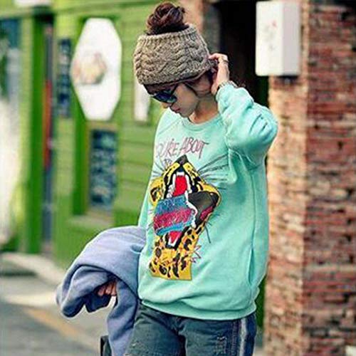 El Regalo Woolen Knitted Headwrap Ear Warmer Hair Muffs Band for Unisex (Grey)