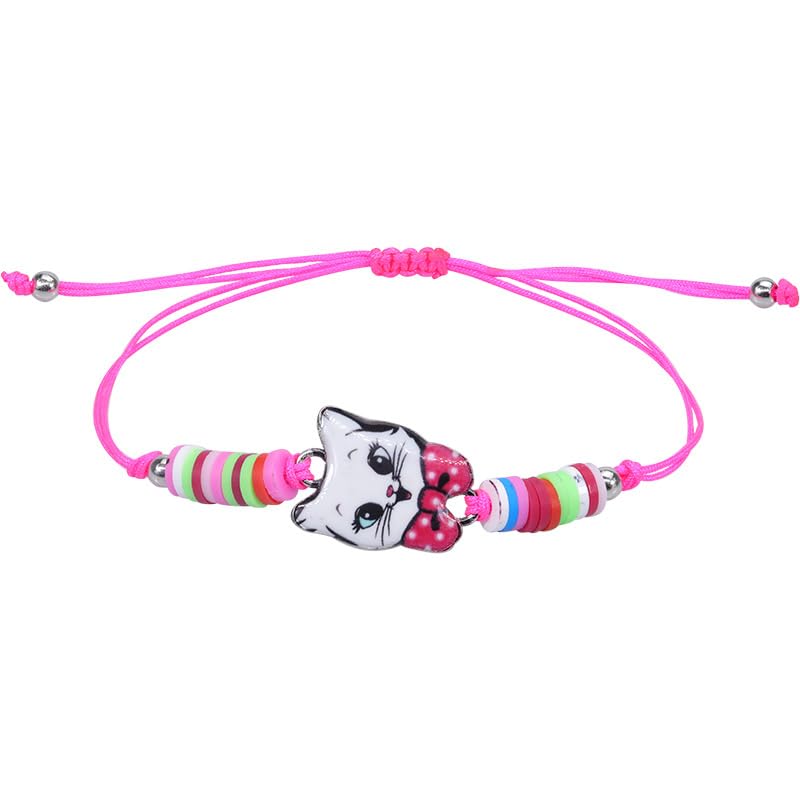 El Regalo 2 PCs Cute Rakhis Set for Kids - Beautiful 2 Kids Rakhis Set for Girls & Boys with Roli Chawal, Message Card in Rakhi Gift Box for Little Brother/Niece/Nephew (Kitty & Turtle Rakhi)