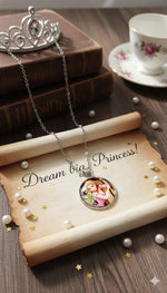 El Regalo Enchanted Tales Princess Pendant Necklace for Girls & Toddlers - Magical Character Jewelry for Birthdays, Parties & Gifting (Style-16)