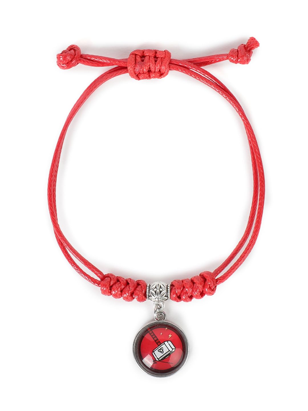 El Regalo Kids Superhero/Cartoon Character Unisex Bracelets for Girls & Boys (Red Hammer)