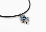 El Regalo Evil Eye Hamsa Hand Pendant Necklace for Girls & Women | Evil Eye Necklace Third Blue Eyes Amulet Protection Pendant for Girls & Women (Evil Eye Hamsa Hand)