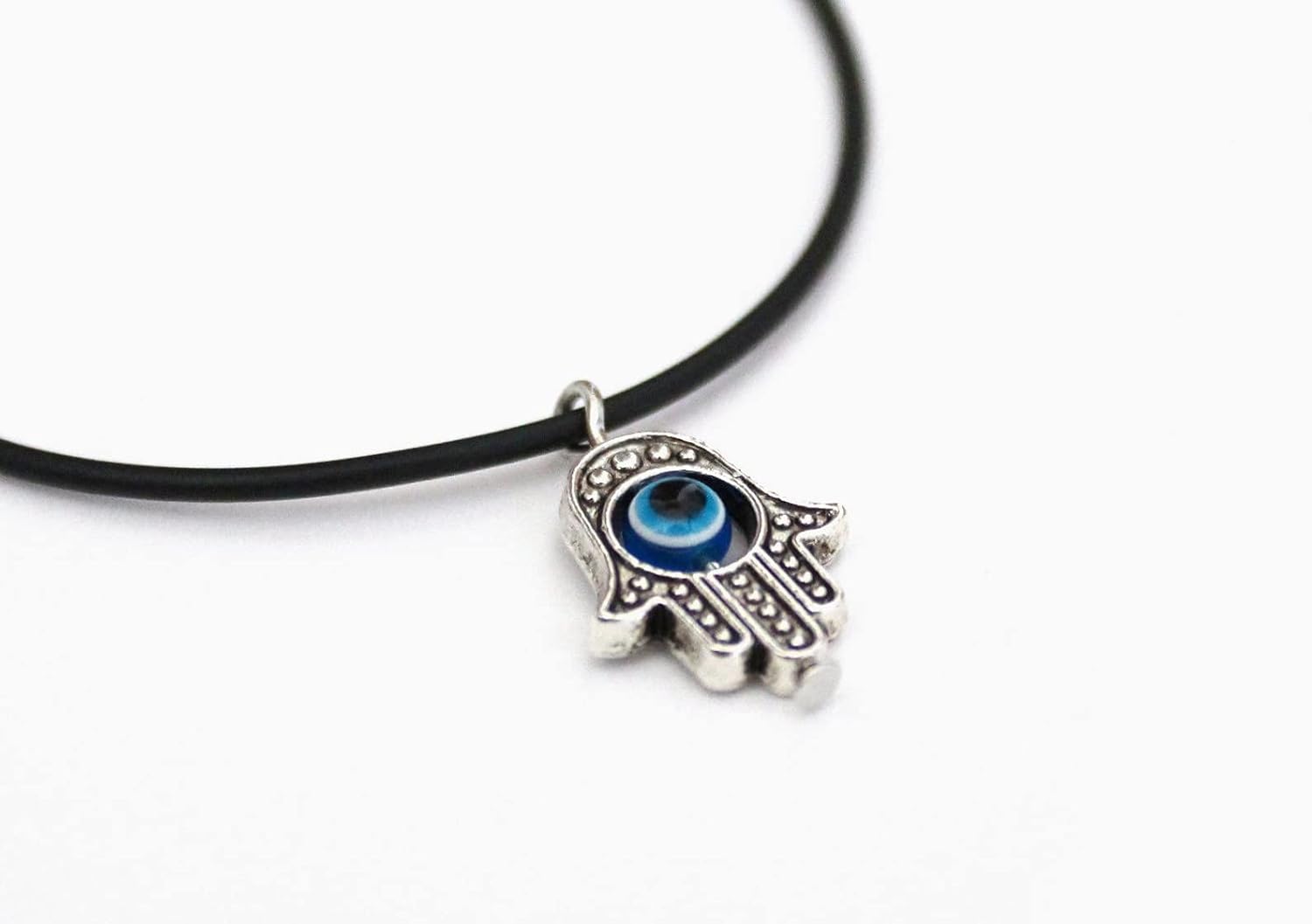 El Regalo Evil Eye Hamsa Hand Pendant Necklace for Girls & Women | Evil Eye Necklace Third Blue Eyes Amulet Protection Pendant for Girls & Women (Evil Eye Hamsa Hand)