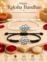 El Regalo 2PC Sports Rakhi for Kids | Sports Ball Bracelet Rakhis Combo Set for Brother/Niece/Nephew- Rakhi for Sports Lovers with Roli-Chawal, Message Card in Rakhi Gift Box (Option-4)