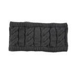 El Regalo 1 PC Winter Knitted Fleece Warm Unisex Headbands for Men & Women- Ear Warmer Headband Hair Band Wool Head Wraps Winter Unisex Ear Warmers (Grey)