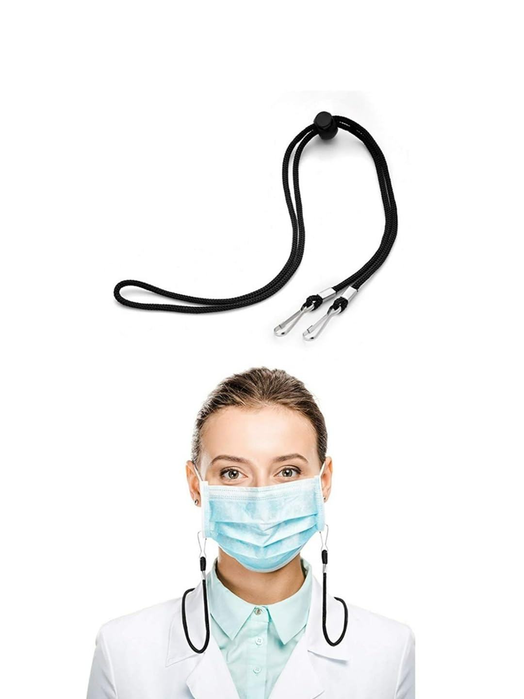 El Regalo Black 5 Pcs Lanyards With Adjuster