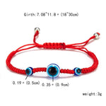 El Regalo Lucky Kabbalah Blue Turkish Evil Eye Charm Unisex Bracelet to Ward Off The Evil Eye (Style-1)