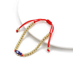 El Regalo Fancy Evil Eye Unisex Bracelet for All | Macrame Bracelet Handwoven Beaded with Lucky Eye Charms (Fish Evil Eye)