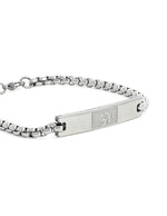 El Regalo 1 PC Stainless Steel OM Bracelets for Boys/Men - Statement Cuban Chain Bracelets for Men/Boys (OM Style- 3)