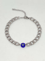 El Regalo Evil Eye Chain Unisex Bracelet- Stainless Steel No Rust Bracelet for Men & Women