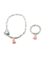 El Regalo Womens Unicorn Necklace & Bracelet Jewellery Set