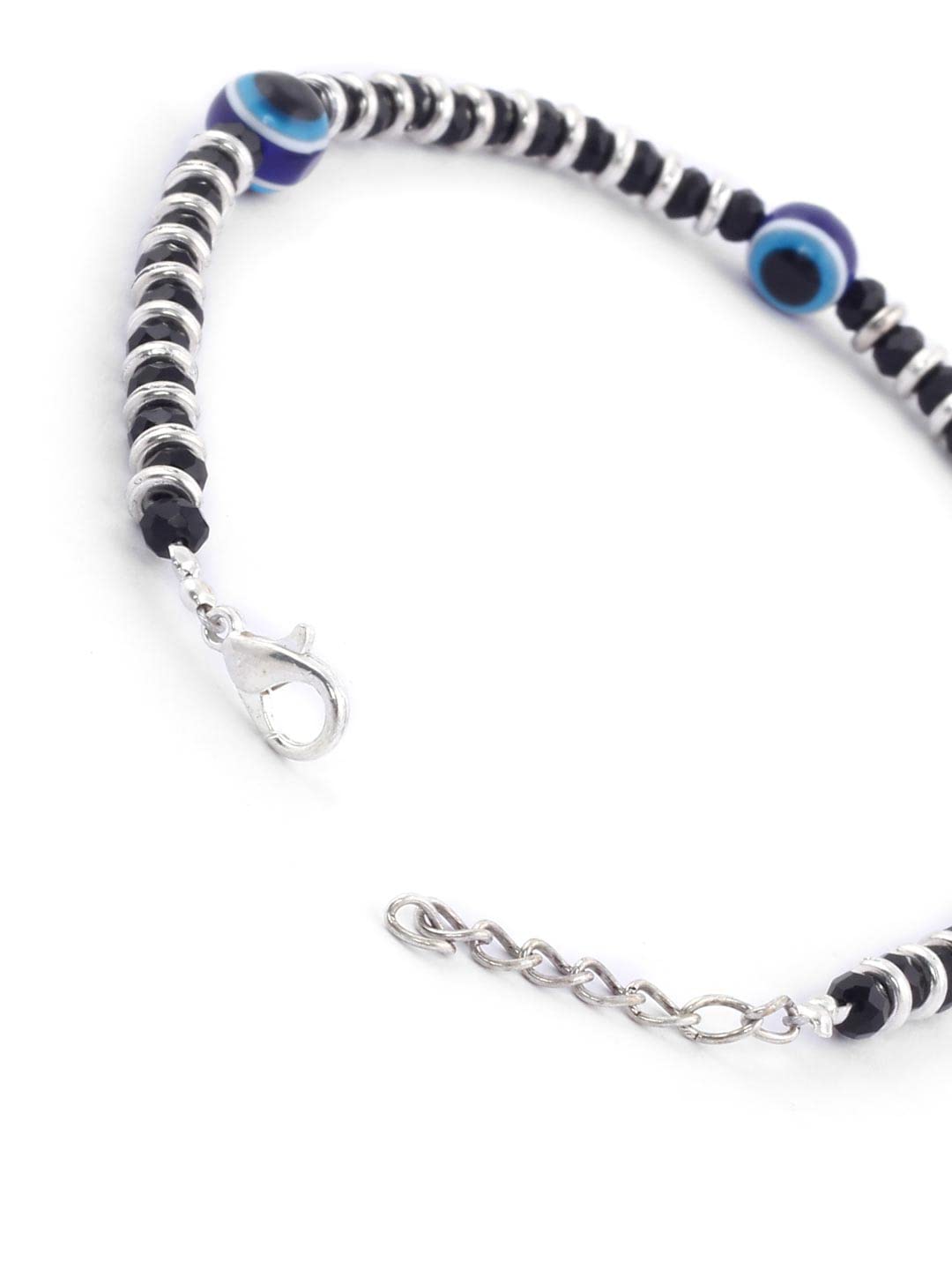 El Regalo Evil Eye Hamsa Black Beads Nazaria Bracelet - 1 PC Evil Eye Fashion Nazarbattu Bracelet for Women & Girls (Nazaria Bracelet 2)