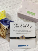 El Regalo 1 PC Evil Eye Bracelet - Designer Evil Eye Charms Handmade Unisex Adjustable Bracelets for All -Girls, Boys, Men & Women (Baby/Goddess Feet Evil Eye)