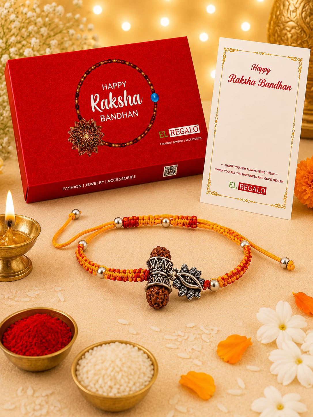 El Regalo Third Eye Rakhi for Bhai for rakshabandhan