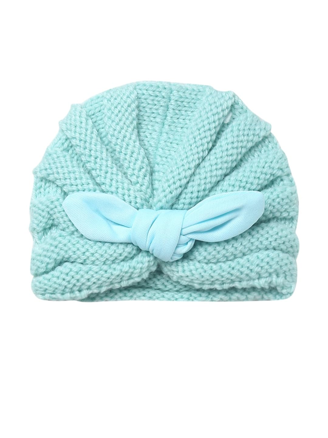 EL REGALO Unisex Kids Red & Blue Pack of 2 Beanie Caps