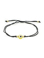 El Regalo 2 PCs Round Evil Eye Bracelet Set - Handwoven Adjustable Evil Eye Bracelets Combo for Babies/Kids/Teens/Girls/Boys/Men & Women (Option- 3)