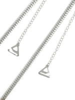 El Regalo Silver-Toned Bra Strap Extenders