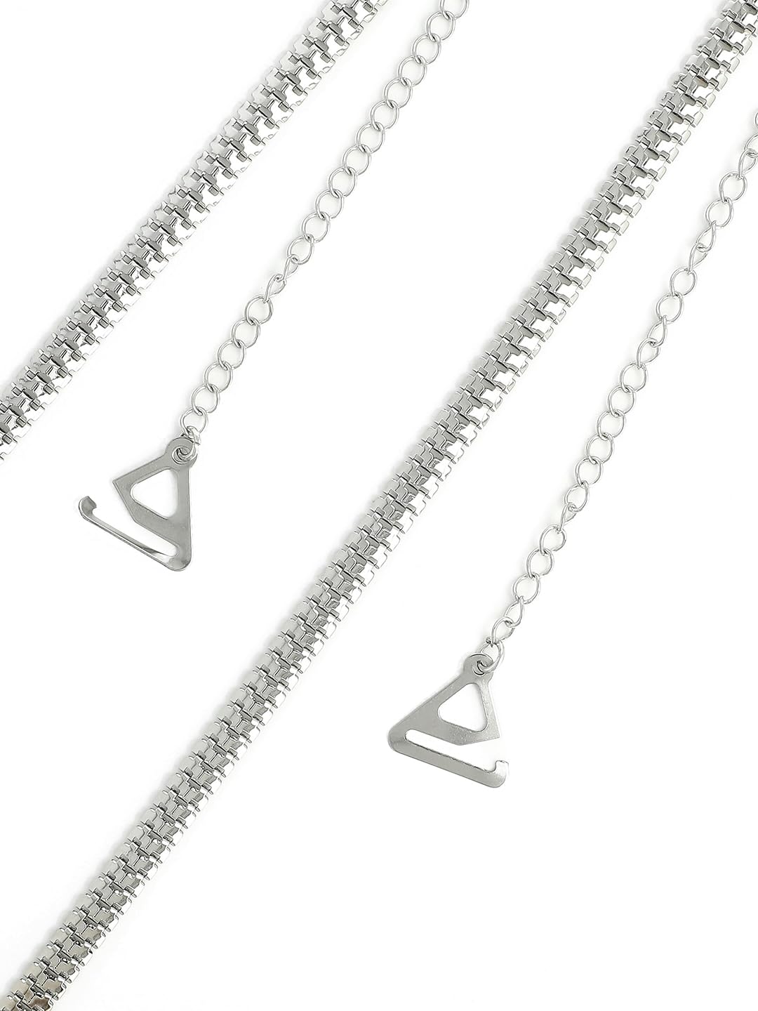 El Regalo Silver-Toned Bra Strap Extenders