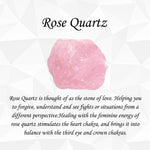 El Regalo Tree of Life Wire Wrapped Heart Shape Natural Quartz Stones Healing Crystal Chakra Pendant Necklace - Perfect Valentines Day Gift for Girls & Women (Rose Quartz)