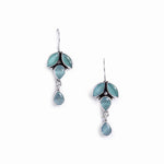 El Regalo 2 Pairs 925 Silver Plated Vintage Stones & Pearls Earrings Combo Set for Women & Girls- Silver Lookalike Statement Pearls Stones Earrings (Option-4)
