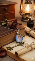 El Regalo Enchanted Tales Princess Pendant Necklace for Girls & Toddlers - Magical Character Jewelry for Birthdays, Parties & Gifting (Style-22)