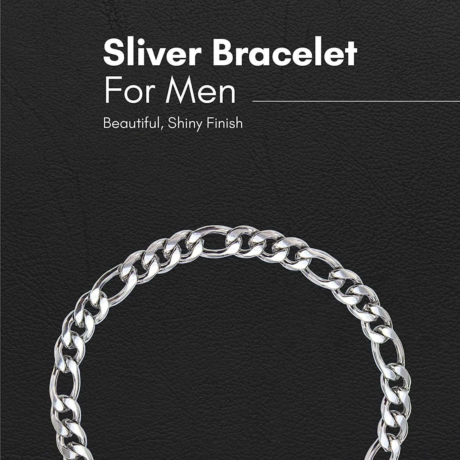 El Regalo Stainless Steel Cuban Chain Bracelet for Men | Jewelry Gift for Him (7.9mm Width)