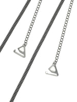 El Regalo Black Metal Anti Allegric Adjustable Bra Straps